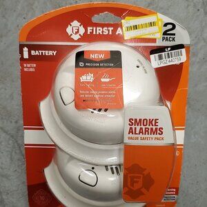 First Alert (2 pack) smoke alarms sealed package